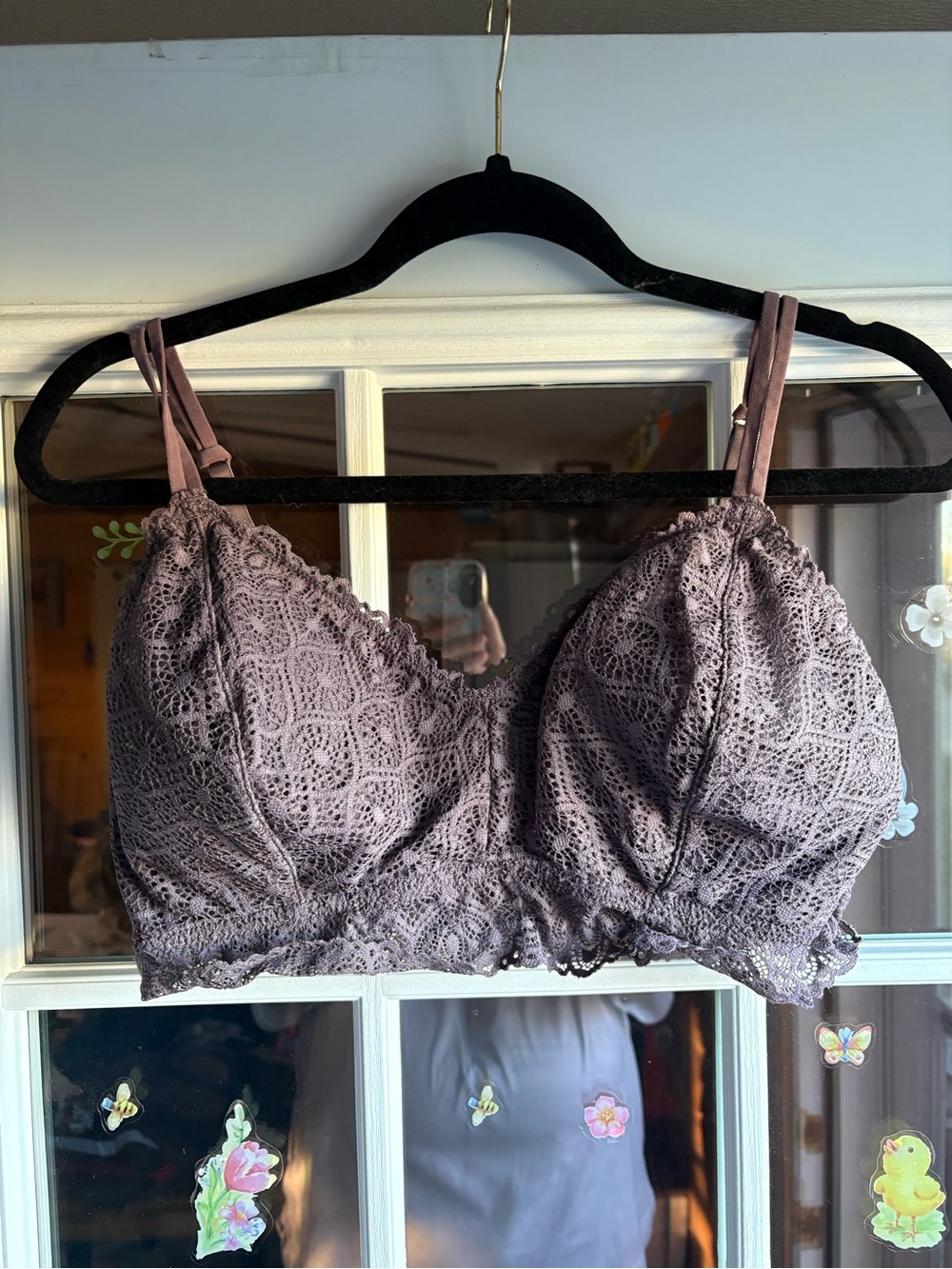 Maurices Dusty Mauve Lace Bralette